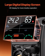 Metināšanas aparāts VEVOR 250 A, 5‑in‑1 MIG Pulse, gasless MIG, gas MIG, MMA, Lift TIG, sinerģisks