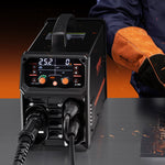 Metināšanas aparāts VEVOR 250 A, 5‑in‑1 MIG Pulse, gasless MIG, gas MIG, MMA, Lift TIG, sinerģisks
