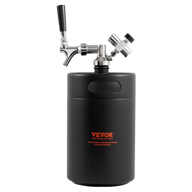 VEVOR Spiediena Mini Alus Tvertne 5L, Melna