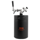 VEVOR Spiediena Mini Alus Tvertne 5L, Melna