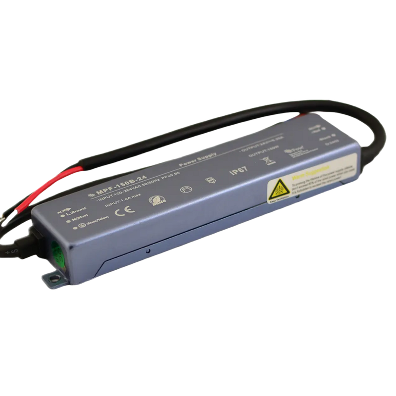 MPF-150B-24 Pastāvīga sprieguma barošanas avots PFC IP67 24V 150W 6.25A