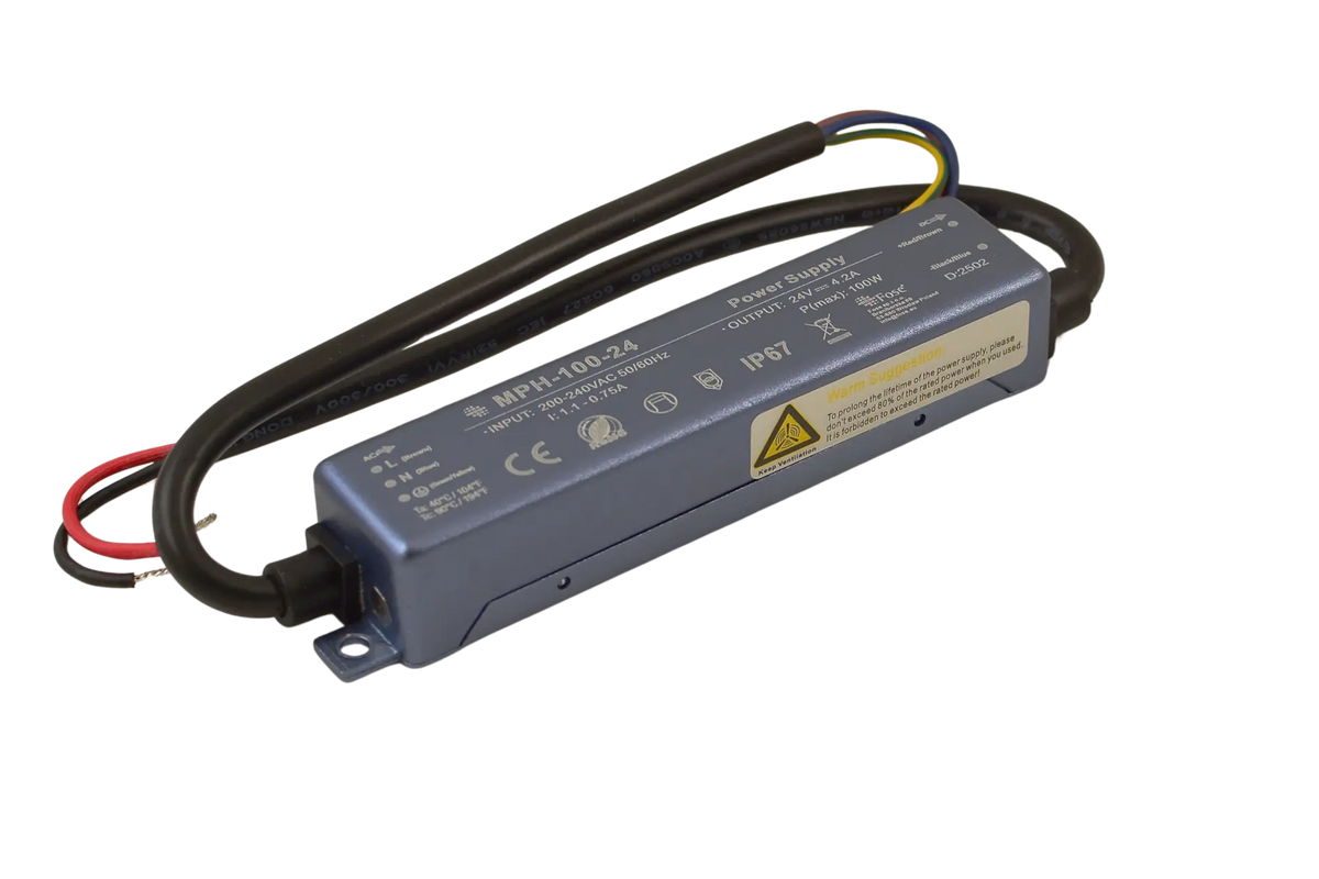 100W FOSE LED barošanas bloks 24V 4,2A, IP67