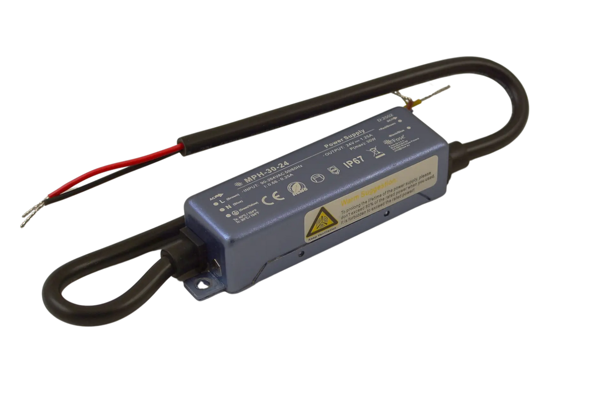 30W FOSE LED barošanas bloks 12V 2,5A, IP67