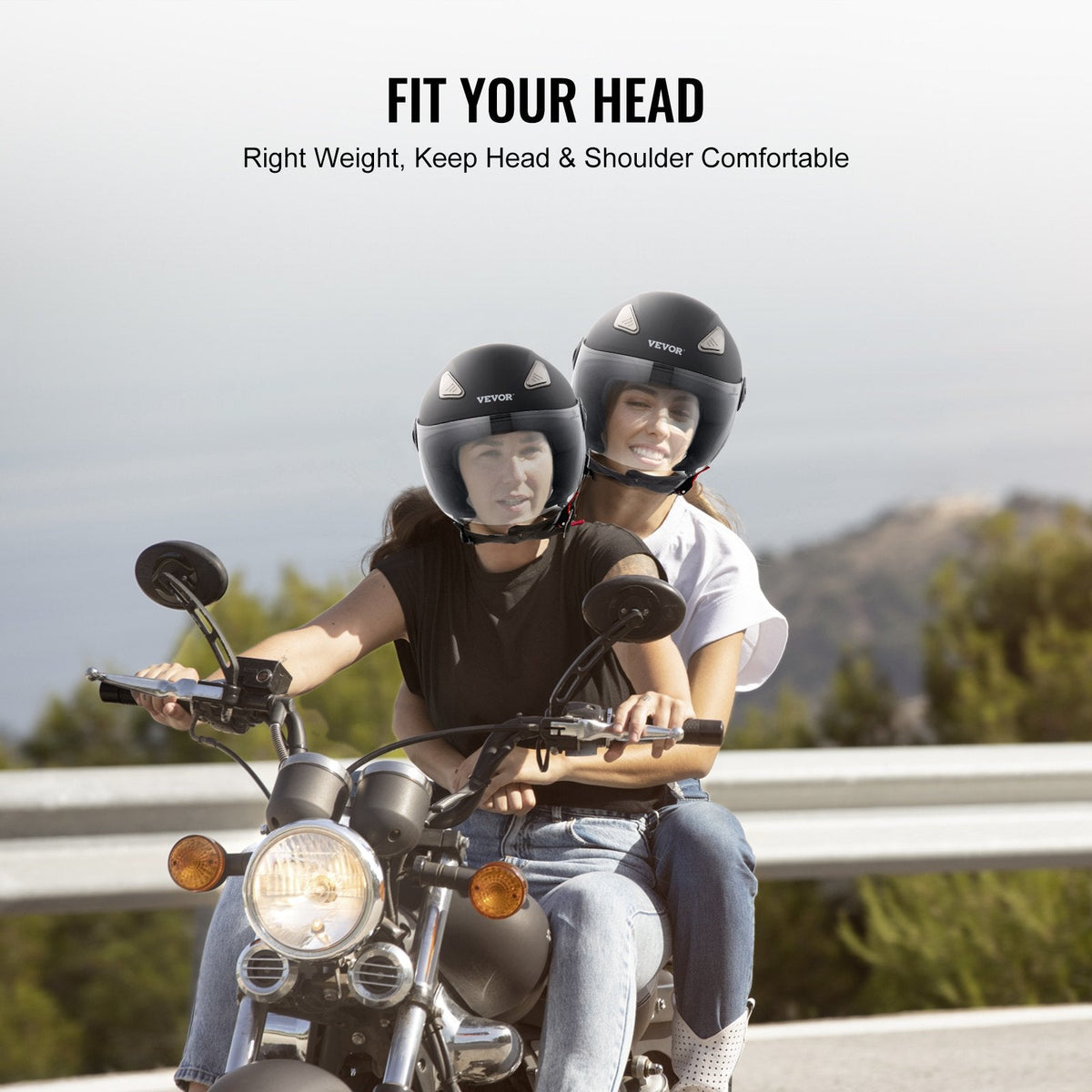 VEVOR ¾ sejas motokrosa ķivere ar Bluetooth pieslēgvietu