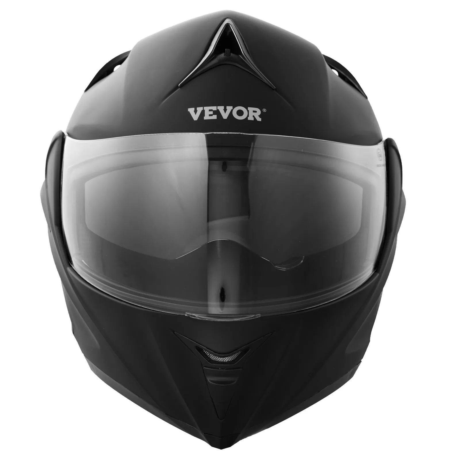 VEVOR motocikla ķivere bez sejas aizsarga, ABS un augsta blīvuma korpuss ar stiprinājuma vietu un maināmu vizieri, DOT sertificēta, piemērota jauniešiem un pieaugušajiem