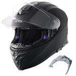 VEVOR pilnsejas motocikla ķivere ar Bluetooth pieslēgvietu – motocross modelis
