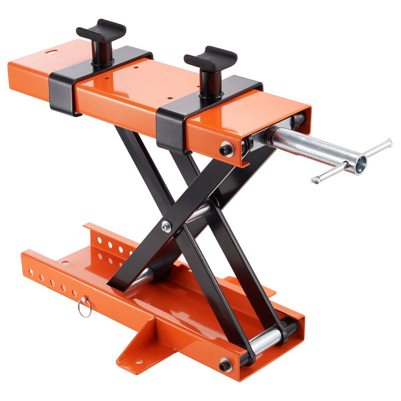 VEVOR motorcycle scissor lift with platform, 500 kg lifting capacity, suitable for ATVs, cross-country motorcycles and other small vehicles