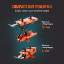 VEVOR motorcycle scissor lift with platform, 500 kg lifting capacity, suitable for ATVs, cross-country motorcycles and other small vehicles