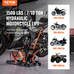 VEVOR hidrauliskais pacēlājs motocikliem 680 kg