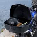VEVOR 48 L motocikla bagāžas kaste ar atstarojošu paneli