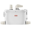 VEVOR kanalizācijas smalcinātājsūknis 500 W, plūsma līdz 6600 l/h, pacelšanas augstums līdz 8 m, ar 3 ūdens pieslēgumiem tualetei, virtuvei, izlietnei, dušai un vannai