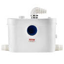 VEVOR kanalizācijas smalcinātājsūknis 900 W, plūsma līdz 180 l/min, pacelšanas augstums līdz 12 m, ar 4 ūdens pieslēgumiem, notekūdeņu pacelšanas iekārta tualetei, pagrabam, dušai, izlietnei, veļas mazgātavai un vannai