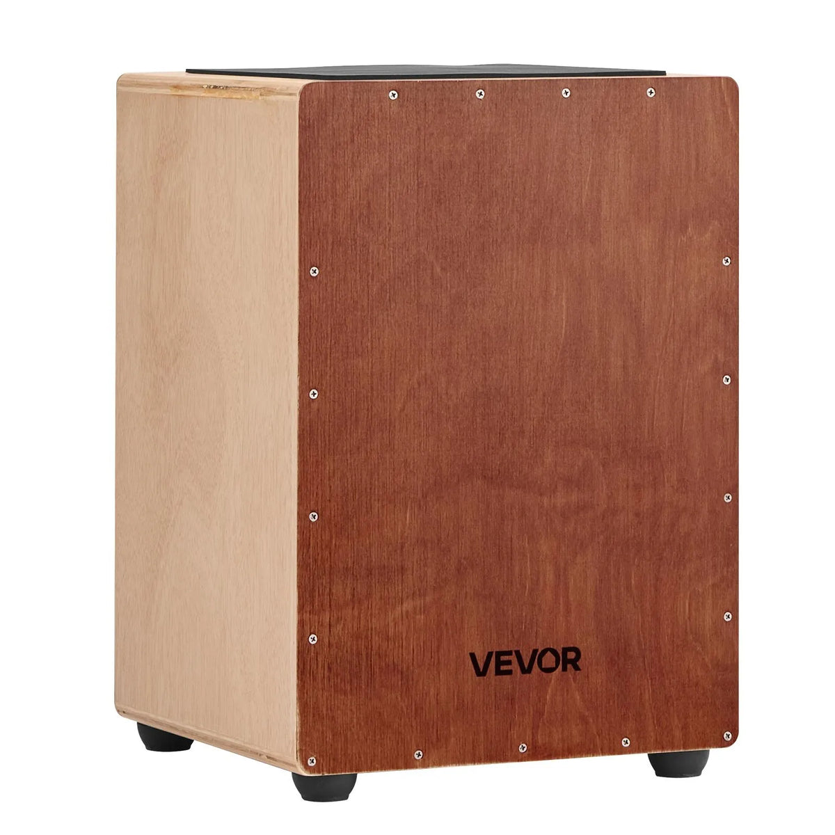 VEVOR bērza koka portatīvais kājons ar iekšējo striķu sistēmu un somu, viegls perkusiju instruments, 305 × 305 × 430 mm