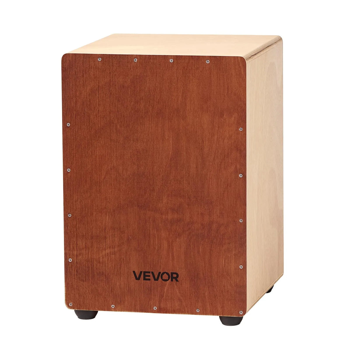 VEVOR koka kachona bungas ar iebūvētām snare stīgām, viegls bērza perkusiju instruments ar silikona kājiņām, pārnēsājams modelis iesācējiem un profesionāļiem, 305 × 305 × 430 mm