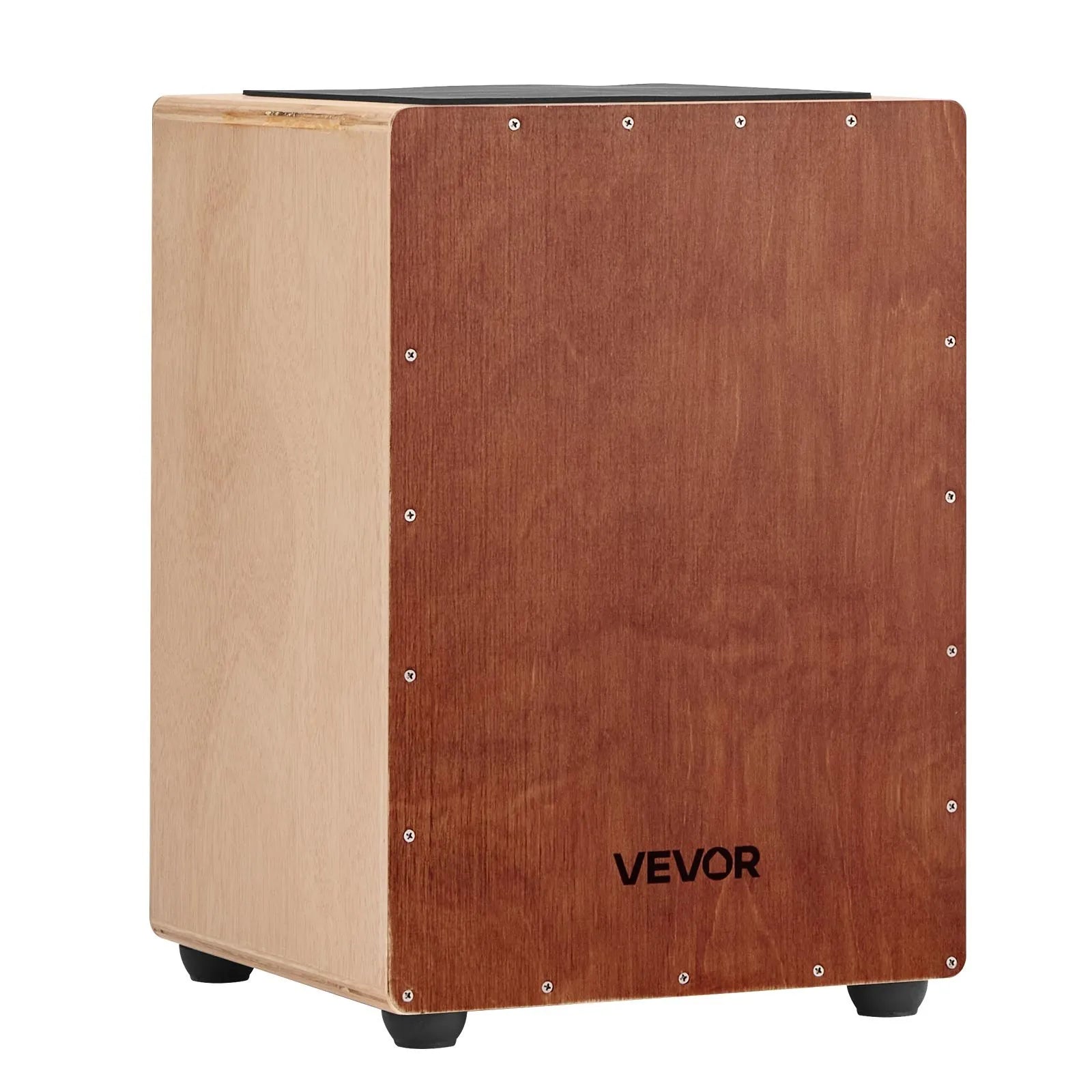 VEVOR koka kachona bungas ar iebūvētām snare stīgām, viegls bērza perkusiju instruments ar silikona kājiņām, pārnēsājams modelis iesācējiem un profesionāļiem, 305 × 305 × 430 mm