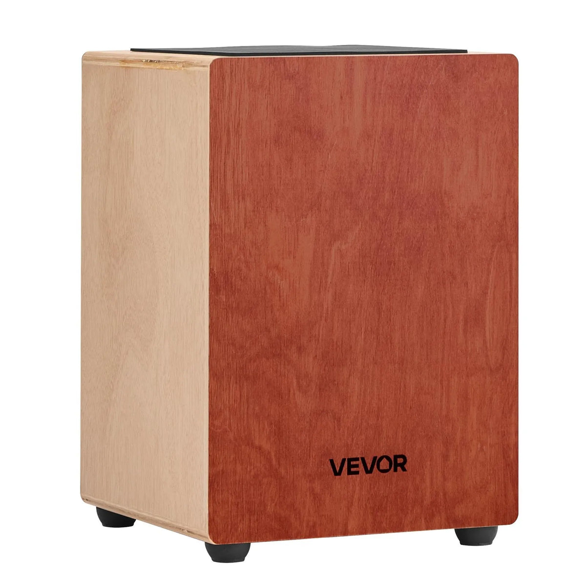 VEVOR kajona boksa bungas ar iekšējām stīgām, pārnēsājamas bērza koka ritma bungas ar ceļojuma somu, 305 × 305 × 430 mm, piemērotas iesācējiem un profesionāļiem
