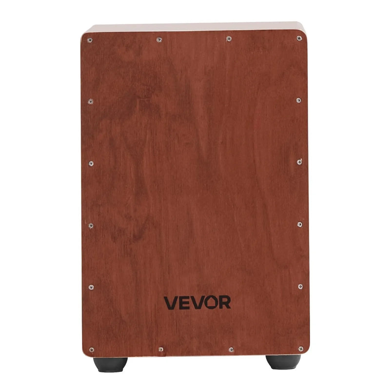 VEVOR perkusiju kājons ar iekšējo striķu sistēmu un silikona kājiņām, bērza koka modelis, 255 × 255 × 380 mm