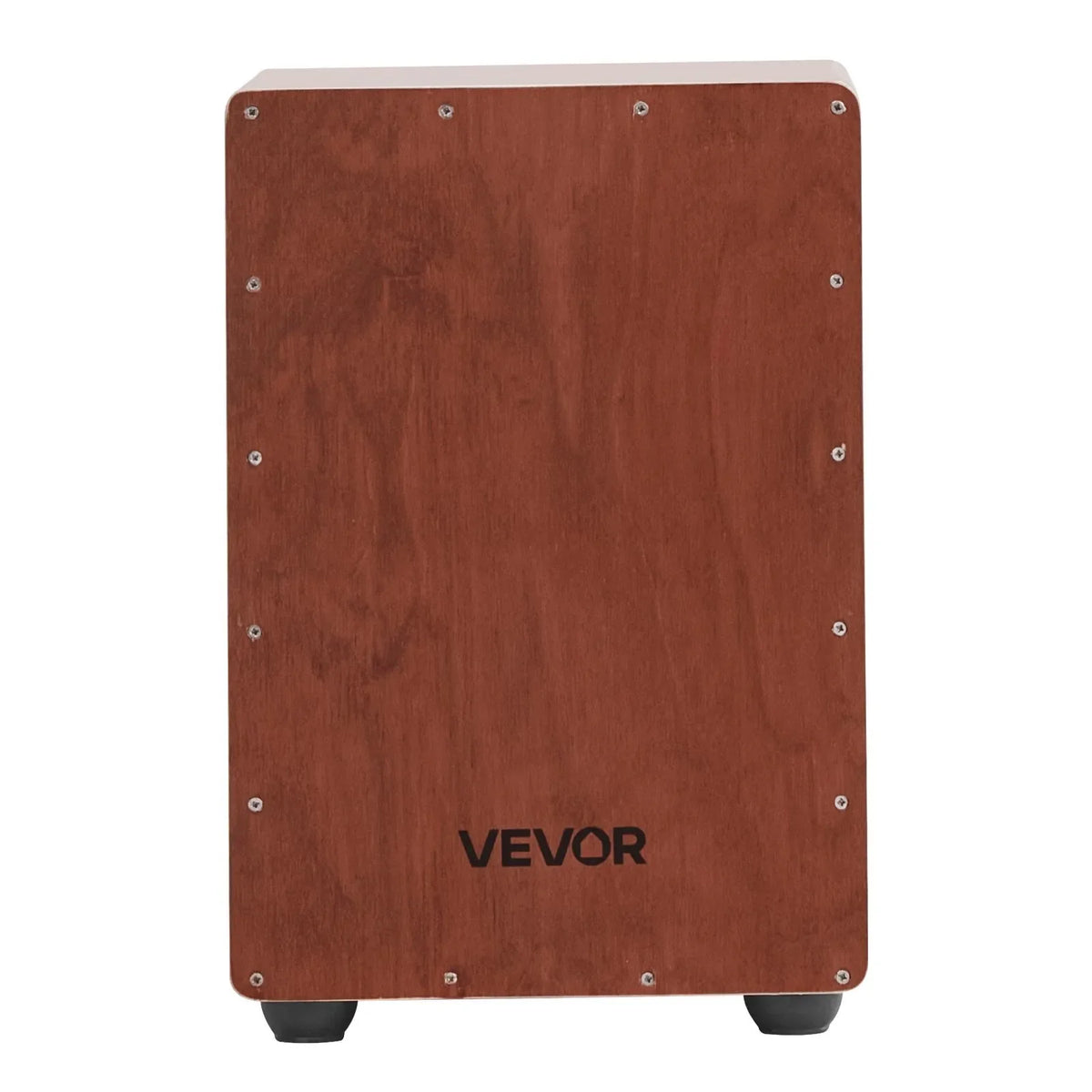 VEVOR perkusiju kājons ar iekšējo striķu sistēmu un silikona kājiņām, bērza koka modelis, 255 × 255 × 380 mm