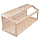 VEVOR koka mazu grauzēju būris 121,9 × 50,8 × 50,8 cm, caurspīdīgi akrila paneļi, piemērots grauzējiem un maziem dzīvniekiem
