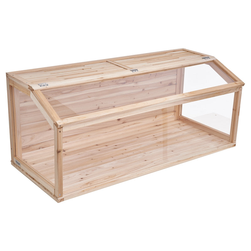 VEVOR koka mazu grauzēju būris 121,9 × 50,8 × 50,8 cm, caurspīdīgi akrila paneļi, piemērots grauzējiem un maziem dzīvniekiem