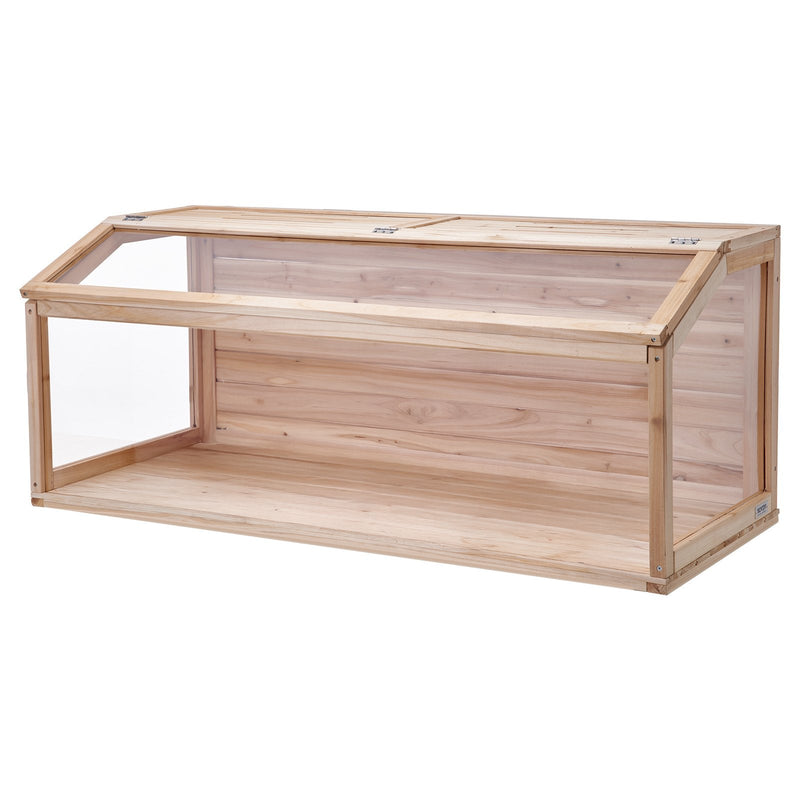 VEVOR koka mazu grauzēju būris 121,9 × 50,8 × 50,8 cm, caurspīdīgi akrila paneļi, piemērots grauzējiem un maziem dzīvniekiem