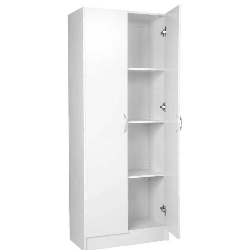 VEVOR virtuves skapītis, 152 cm, 50 kg, brīvi stāvošs, 3 plaukti (2 regulējami), inženieru koks
