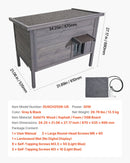 VEVOR soojendusega kassimaja, isoleeritud puidust maja väliskassidele, veekindel varjualune koos soojenduspadjaga, PVC uksekardinaga ja avatava bituumenkattega, 87 x 53,5 x 69 cm, sobib talvel 1-3 kassile