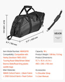 VEVOR motocikla sānu somas ieliktnis, 18 l ceļojumu bagāžas organizatora soma, saderīga ar Harley Davidson Touring 1993–2022 Road Glide, Street Glide, Electra Glide un Road King sānu somām, melna