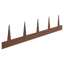 VEVOR tērauda dārza apmale, 10 gab., 1016 × 114 mm laikapstākļu izturīga iepriekš oksidēta metāla ainavas apmale, lokāma smagās klases zāliena apmale, puķu dobju, pagalma un celiņu norobežošanai