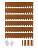 VEVOR tērauda dārza apmale, 6 gab., 1016 × 203 mm laikapstākļu izturīga iepriekš oksidēta metāla ainavas apmale, lokāma dārza apmales mala, zāliena un puķu dobju norobežošanai pagalmā un celiņos