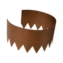 VEVOR tērauda dārza apmale, 6 gab., 1016 × 203 mm laikapstākļu izturīga iepriekš oksidēta metāla ainavas apmale, lokāma dārza apmales mala, zāliena un puķu dobju norobežošanai pagalmā un celiņos