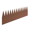 VEVOR tērauda dārza apmale, 6 gab., 1016 × 152 mm laikapstākļu izturīga iepriekš oksidēta metāla ainavas apmale, lokāma smagās klases zāliena apmale, puķu dobju, pagalma un celiņu norobežošanai