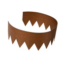 VEVOR tērauda dārza apmale, 6 gab., 1016 × 152 mm laikapstākļu izturīga iepriekš oksidēta metāla ainavas apmale, lokāma smagās klases zāliena apmale, puķu dobju, pagalma un celiņu norobežošanai