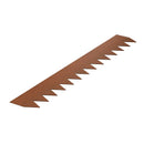 VEVOR tērauda dārza apmale, 6 gab., 1016 × 152 mm laikapstākļu izturīga iepriekš oksidēta metāla ainavas apmale, lokāma smagās klases zāliena apmale, puķu dobju, pagalma un celiņu norobežošanai