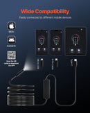 VEVOR endoskopiskā kamera 1920P HD boroskops Android un IOS ierīcēm ar 5 m kabeli