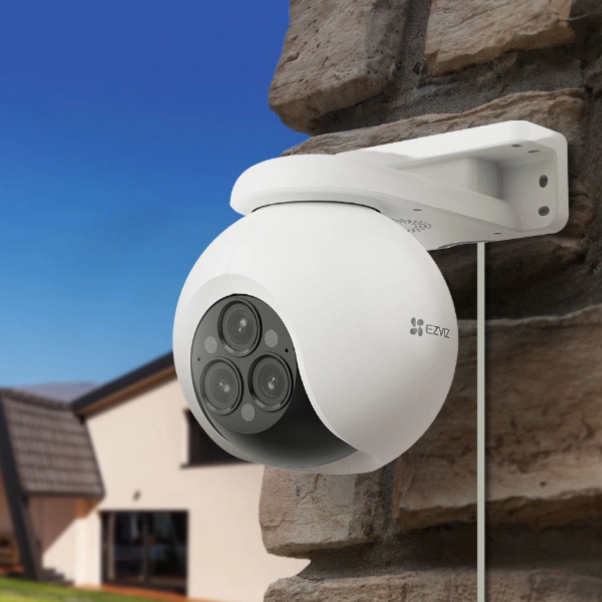 EZVIZ CS-H80f kolmekordse objektiiviga Wi-Fi PTZ välikaamera