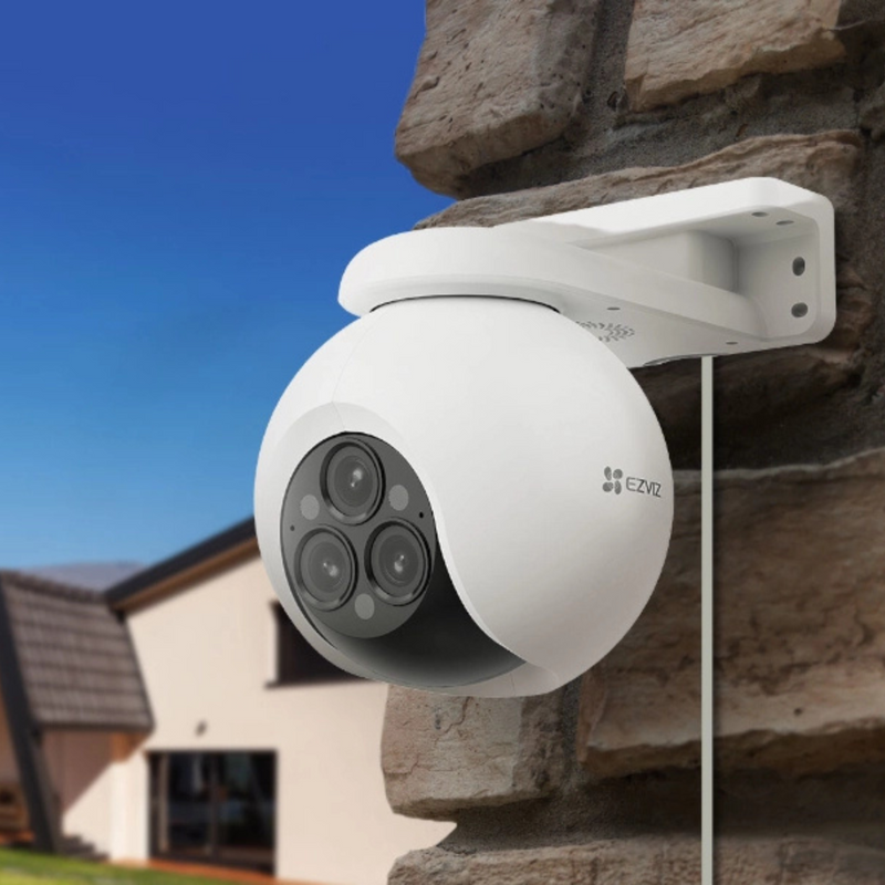 EZVIZ CS-H80f triple lens Wi-Fi outdoor PTZ camera