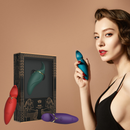 HERO ar aplikācijas vadību masāžas vibrējoša ierīce no LEGEND AURORA kolekcijas,sarkanā krāsa,skatīt aprakstu,diskrēta piegāde melnā iepakojumā