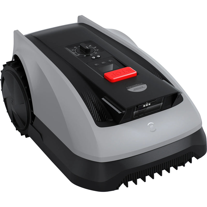 Iepriekšpasūtīšana_600 m²_Ecovacs GOAT robotizētais zāles pļāvējs O600 RTK (pelēks/melns, litija jonu akumulators 2,5 Ah)