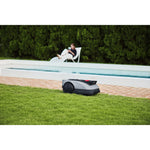 600 m²_Ecovacs GOAT robotizētais zāles pļāvējs O600 RTK (pelēks/melns, litija jonu akumulators 2,5 Ah)