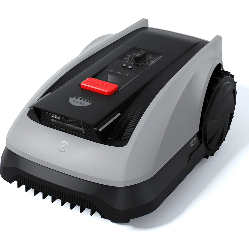 Iepriekšpasūtīšana_600 m²_Ecovacs GOAT robotizētais zāles pļāvējs O600 RTK (pelēks/melns, litija jonu akumulators 2,5 Ah)