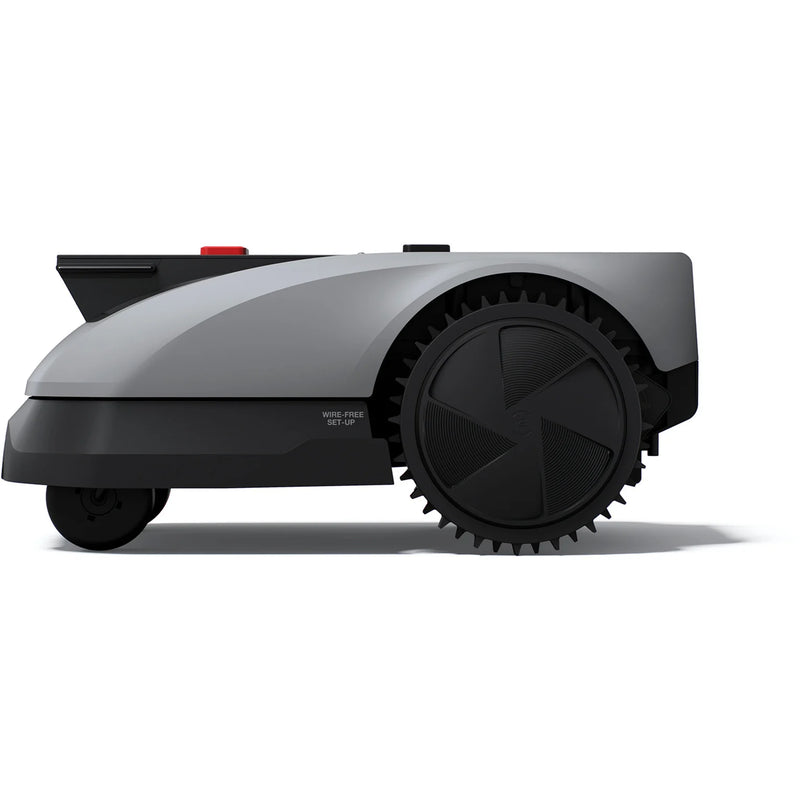 Iepriekšpasūtīšana_600 m²_Ecovacs GOAT robotizētais zāles pļāvējs O600 RTK (pelēks/melns, litija jonu akumulators 2,5 Ah)