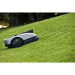 600 m²_Ecovacs GOAT robotizētais zāles pļāvējs O600 RTK (pelēks/melns, litija jonu akumulators 2,5 Ah)