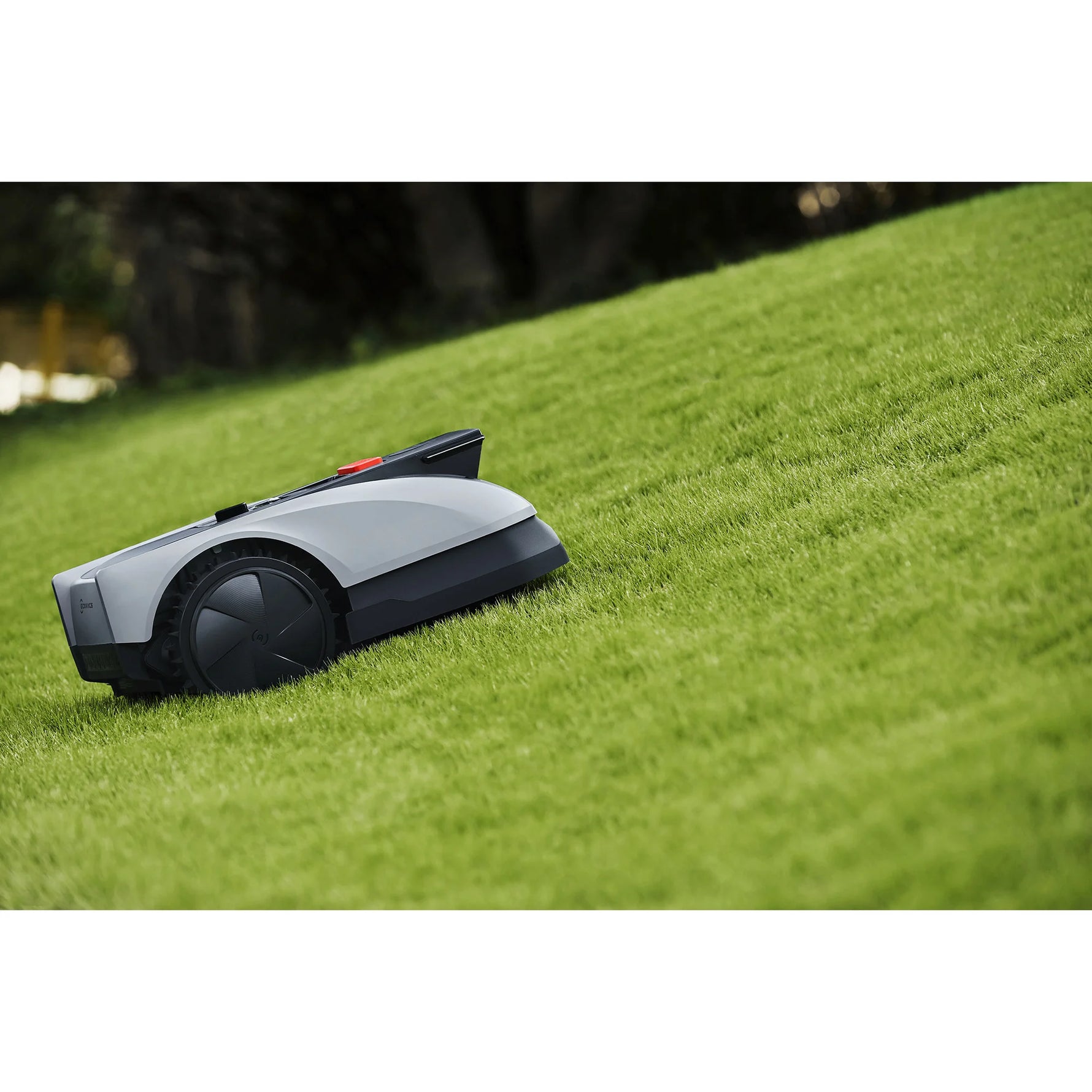 600 m²_Ecovacs GOAT robotizētais zāles pļāvējs O600 RTK (pelēks/melns, litija jonu akumulators 2,5 Ah)