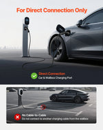 VEVOR elektromobiļu lādētāja pagarinātājs 16 A, 7 m, līdz 11 kW, saderīgs ar visiem Type 2 elektromobiļu lādētājiem, 3 fāžu AC 480 V 50 Hz, IP65 izturīgs uzlādes kabelis ar pārnēsāšanas somu