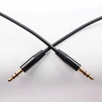 Maxlife audio kabelis jack 3.5 mm - jack 3.5 mm, 1 m, melns