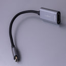 Maxlife MXHC-01 USB-C uz HDMI adapteris 4K 60 Hz melns video un audio pārraidei