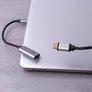 Maxlife MXHC-01 USB-C uz HDMI adapteris 4K 60 Hz melns video un audio pārraidei