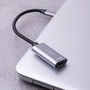 Maxlife MXHC-01 USB-C uz HDMI adapteris 4K 60 Hz melns video un audio pārraidei