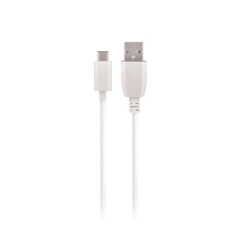 Maxlife USB-A–USB-C kabelis, 2A, 10W, 2m, balts
